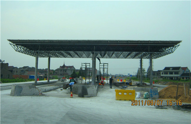 双城收费站网架工程